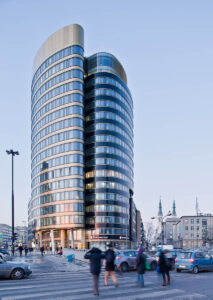 Innovatives Bürogebäude Zebra in Warschau – nachhaltige Architektur von TMLC Architects, Österreichische Architekten Martin Troethan und Clemens Liedermann-Seiss